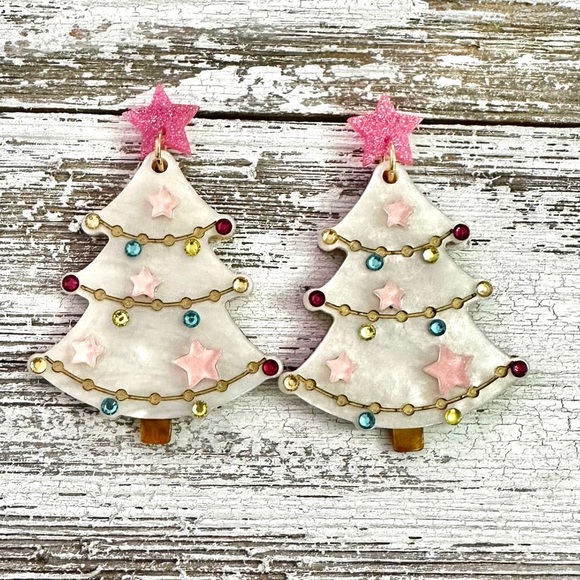 Christmas Tree Earrings - Picture 1 of 1